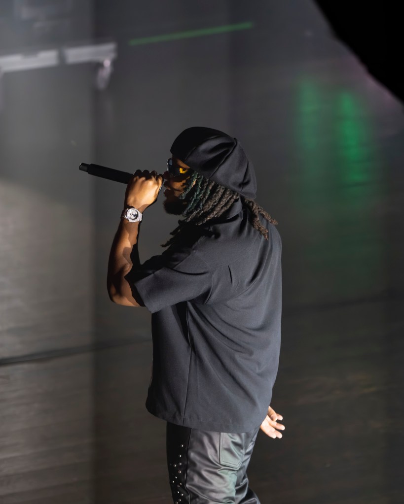 Man performing on stage