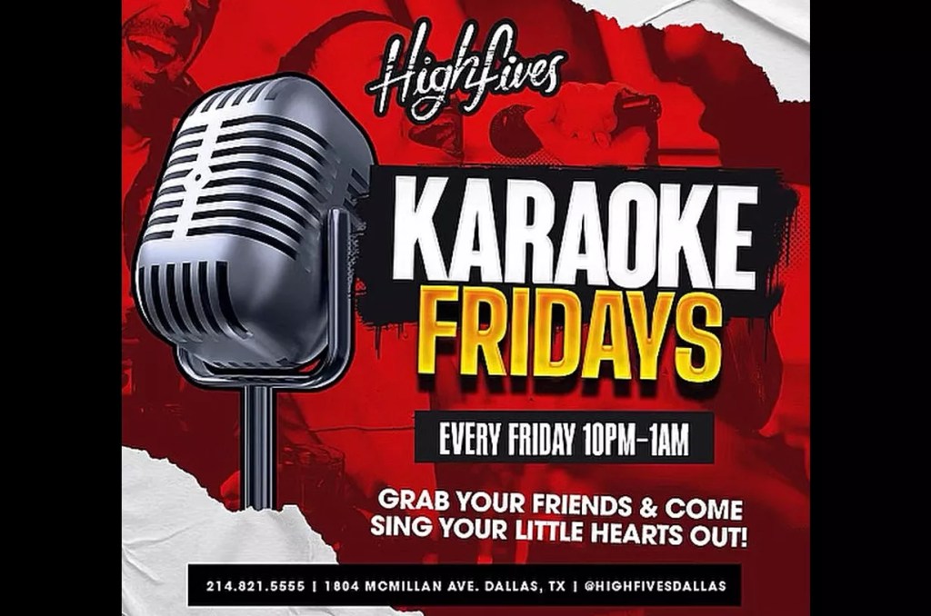 Karaoke Fridays at High Fives!
