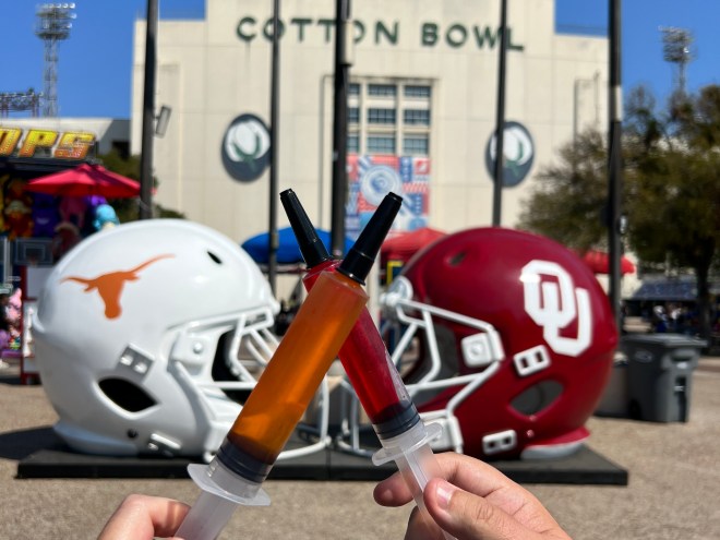 Jello Shots from Stiffler's for the Red River Rivalry