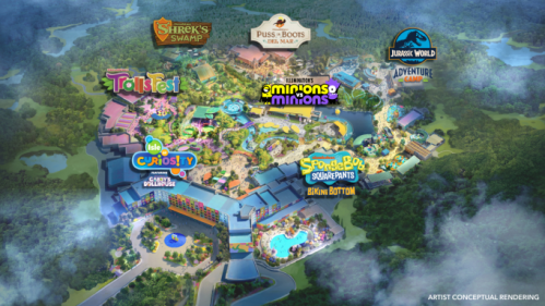 First Look: A New Map of the Universal Kids Resort Coming to Frisco
